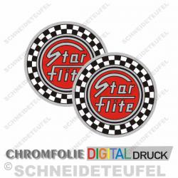 Starflite Emblem Chrom Rot