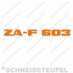 ZA-F 603 Streueraufkleber