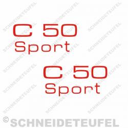 Zündapp C 50 Sport Aufkleberset