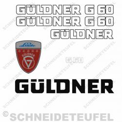Güldner G 60 Aufkleberset weiss