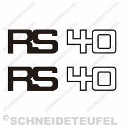 Hercules RS 40 Seitenaufkleber