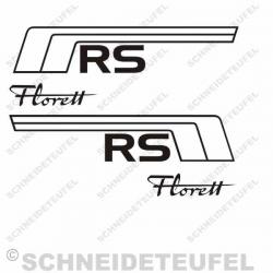 Kreidler Seitenaufkleber Florett RS Set