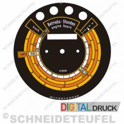 Traktormeter VDO Tachofolie