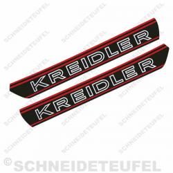 Kreidler Tankaufkleber Rot Set