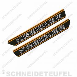 Kreidler Tankaufkleber Orange Set