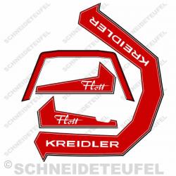 Kreidler Flott Komplettset rot