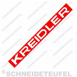 Kreidler Lampenaufkleber Rot