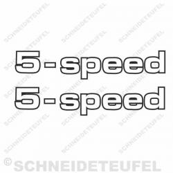 Zündapp 5 speed Schriftzug
