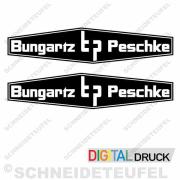 Bungartz Peschke Aufkleber Set