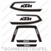 KTM Comet Set Schwarz Weiss