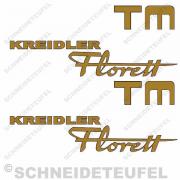 Kreidler Seitenaufkleber Florett TM Set