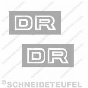 Suzuki DR Sitzbankschablonen