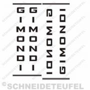Gimondi Fahrradaufkleber sw