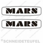 Mars Tankaufkleber weiss