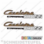 Cavalcone Radiale Cross Aufkleber