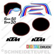 KTM Bora 50 Aufkleberset