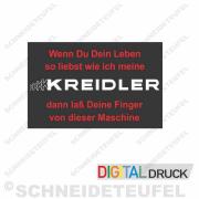 Wenn du dein leben - Kreidler